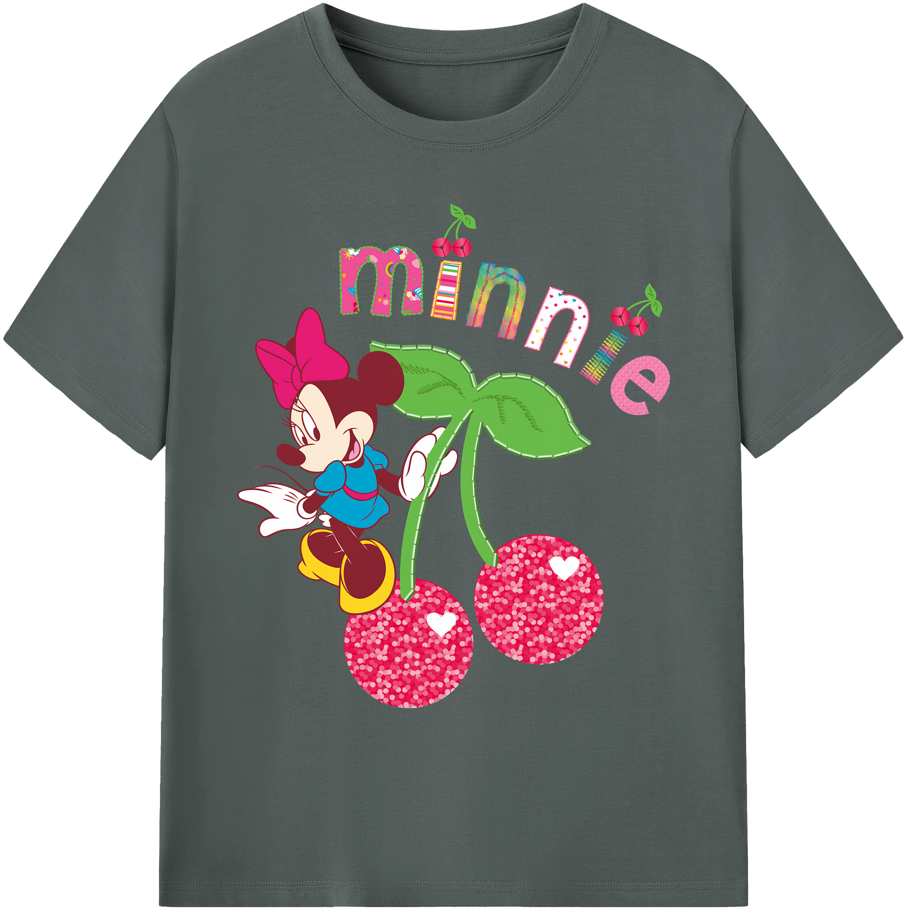 ミッキーマウス Mickey Mouse 綿100％ メンズ半袖Tシャツ｜肌触りやわらか＆通気性